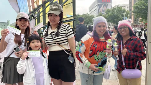 40歲菲律賓壽星戴IU同款帽來台見偶像　媽為8歲女兒搶票全家動員追星