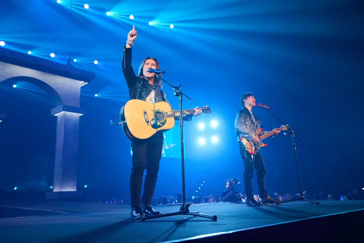 動力火車高雄巨蛋開唱金曲連發。華研國際提供