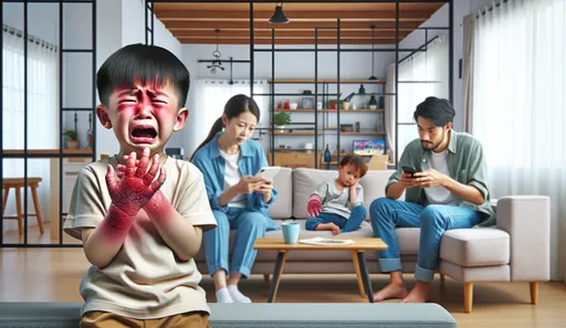 混帳父母!4歲兒遭熱水燙傷視若無睹 有錢打遊戲竟省醫藥費害命