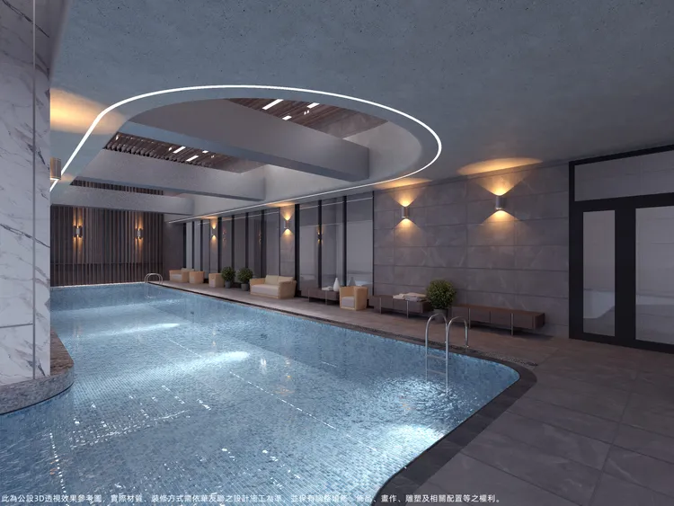 「華友聯NeXT21」公設比照豪宅等級，有泳池、健身房、兒童遊戲區、SPA區、瑜伽教室、廚藝教室等。華友聯提供