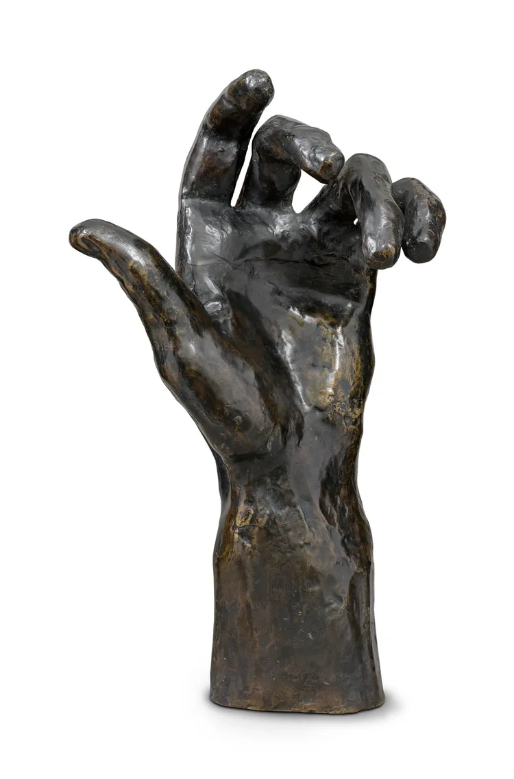 奧古斯丁．羅丹（Auguste Rodin, 1840–1917），〈皮耶．德維松的左手〉(Left Hand of Pierre de Wissant)Los Angeles County Museum of Art, anonymous gift, photo © Museum Associates/LACMA
