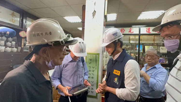 蔣萬安指出，下週二將對此區排定說明會。北市府提供