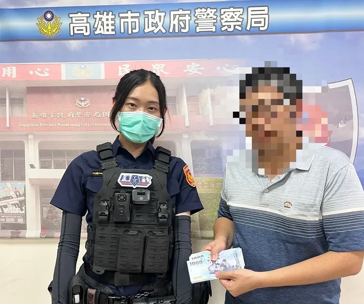 失主感謝警方。翻攝畫面