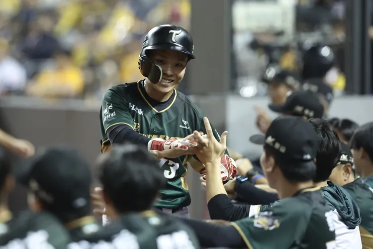 葉保弟今也有安打表現。 中央社