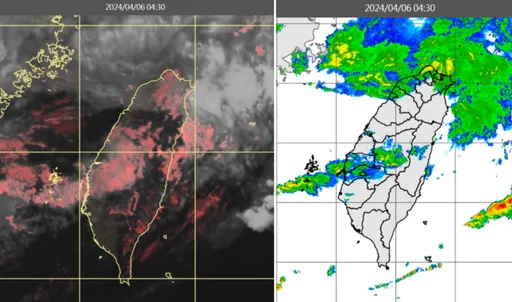 連4天有雨！明起雷雨熱區曝光　南部熱飆36℃