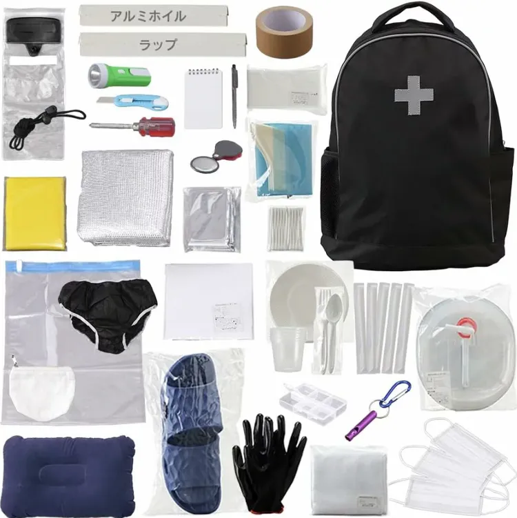 日本 IRIS OHYAMA 專業地震包原價4500元，特價3399元。業者提供