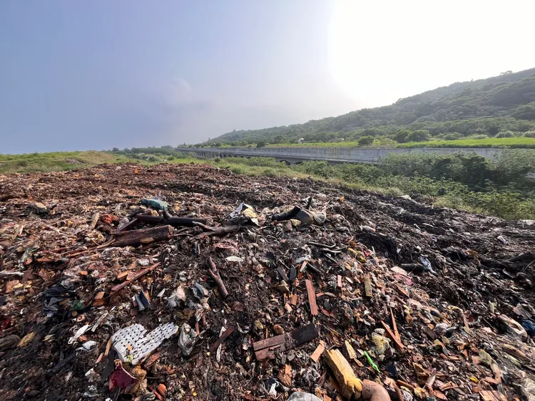 現場火勢撲滅。新竹縣消防局提供