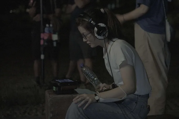 導演祝紫嫣在片中飾演吳慷仁女兒。甲上提供