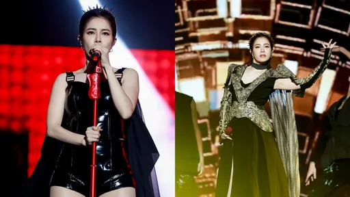 徐懷鈺披蕾絲上陣唱一半脫了 貼身馬甲洩惹火身材辣翻全場