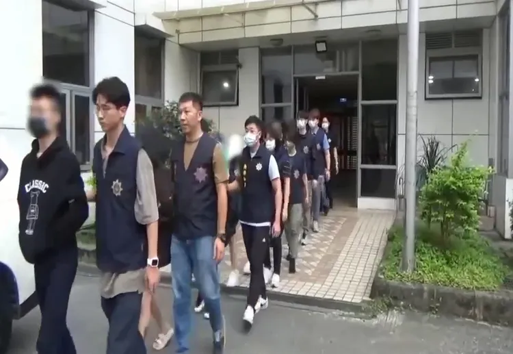 一票毒蟲都被送辦。翻攝畫面