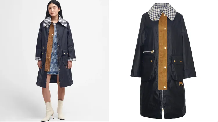 Runswick長版油布外套，2萬1000元。品牌提供