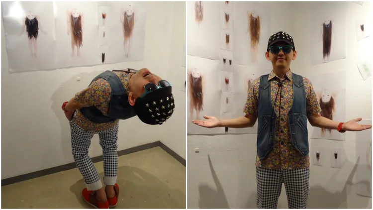 黃子佼被爆以開攝影展為話術，引誘未成年少女拍全裸照。翻攝自黃子佼部落格