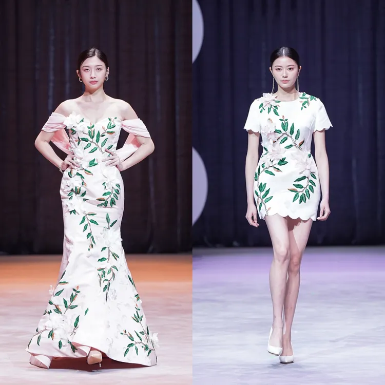 「JASMINE in Wonderland」系列訂製禮服。品牌提供