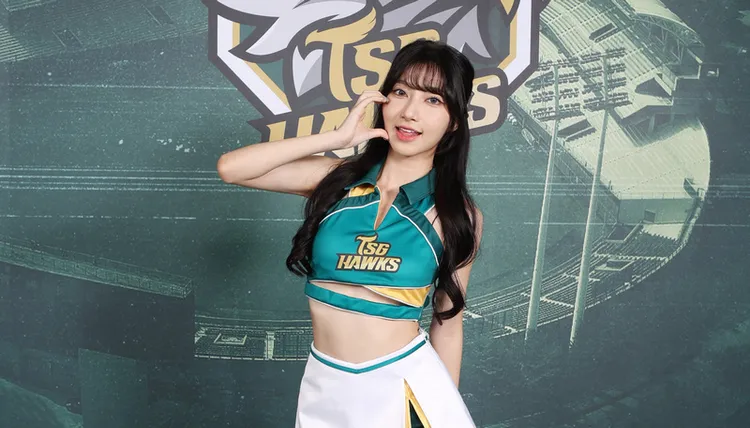 一粒是中職最紅啦啦隊。 中央社