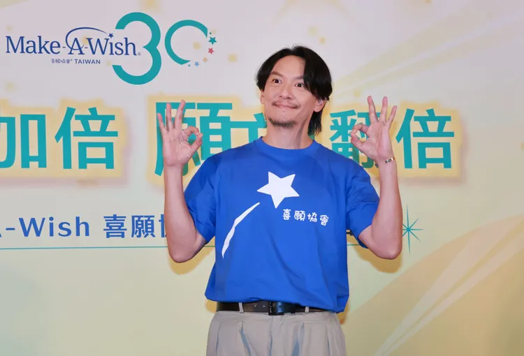 張震出席公益活動。莊宗達攝