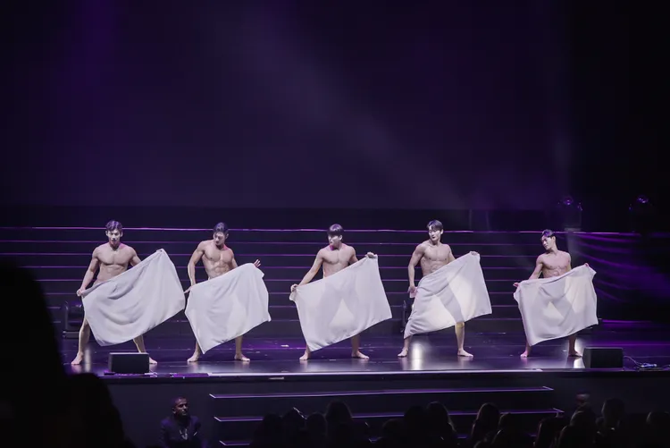 演員們透露韓國猛男秀的內容與細節將全面升級。寬宏藝術提供