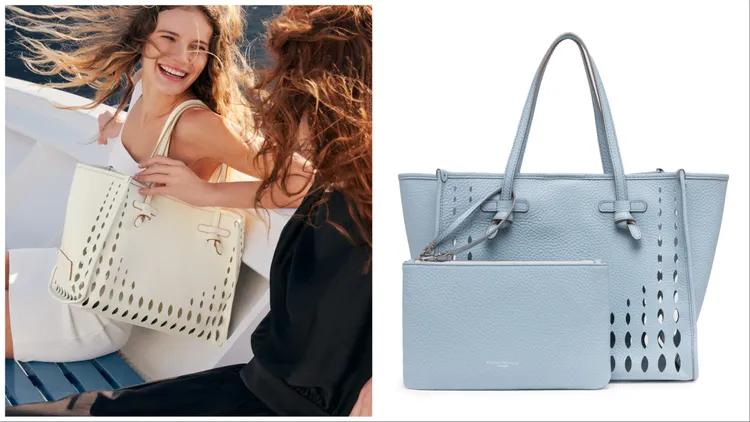 Marcella簍空皮革托特包，各1萬9900元。品牌提供