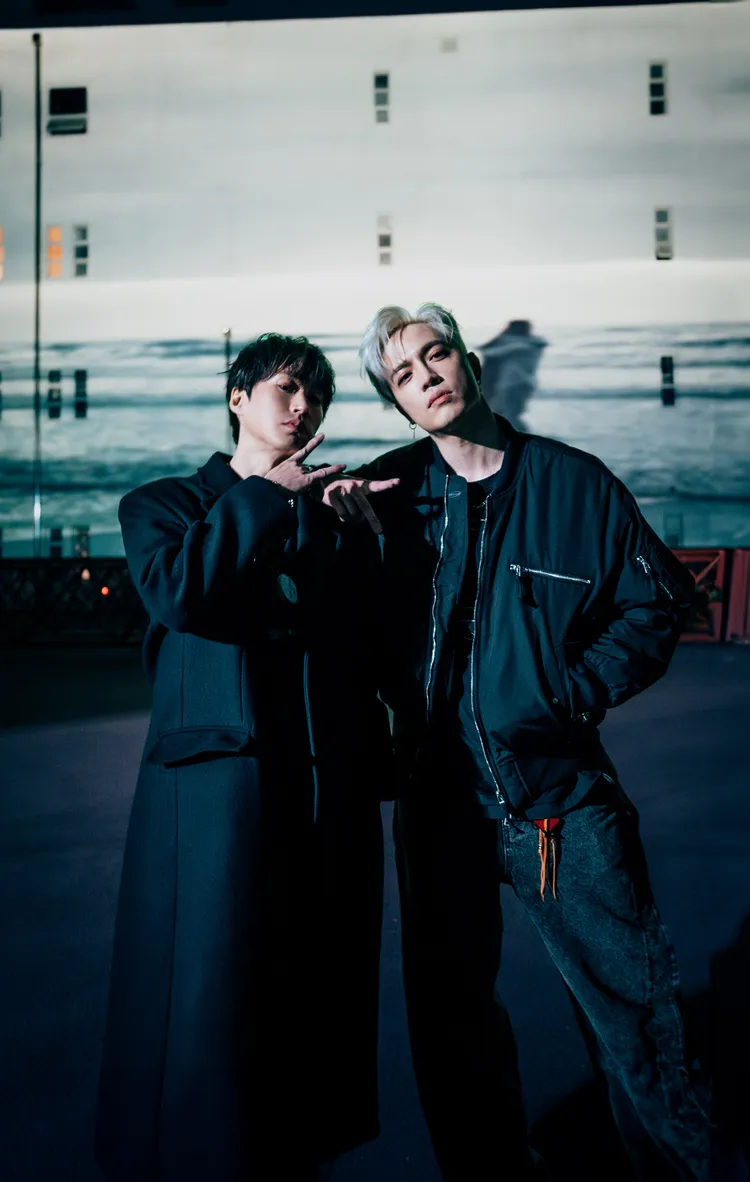 TABLO（左）和J.Sheon分享創作過程。RYCE提供