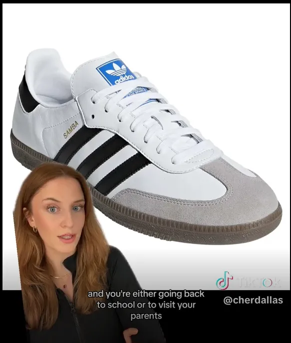 穿adidas的乘客可能來自大學城，「你不是要回學校就是去看爸爸媽媽」。