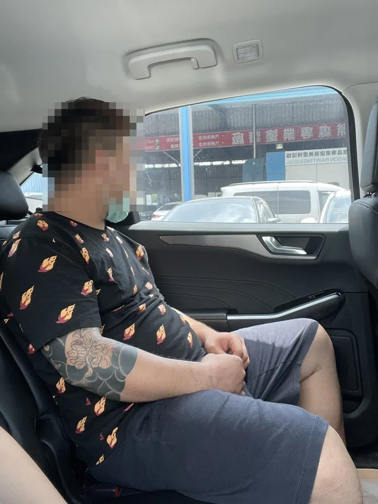 蔡男被警方逮捕。中壢警分局提供