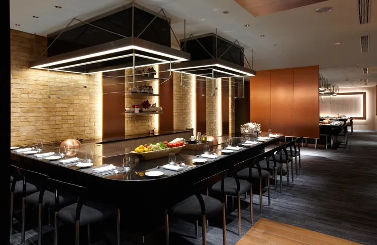 台北晶華Robin's鐵板燒。業者提供