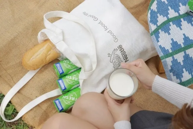 每瓶補充313mg高鈣和8.8mg的蛋白質。業者提供