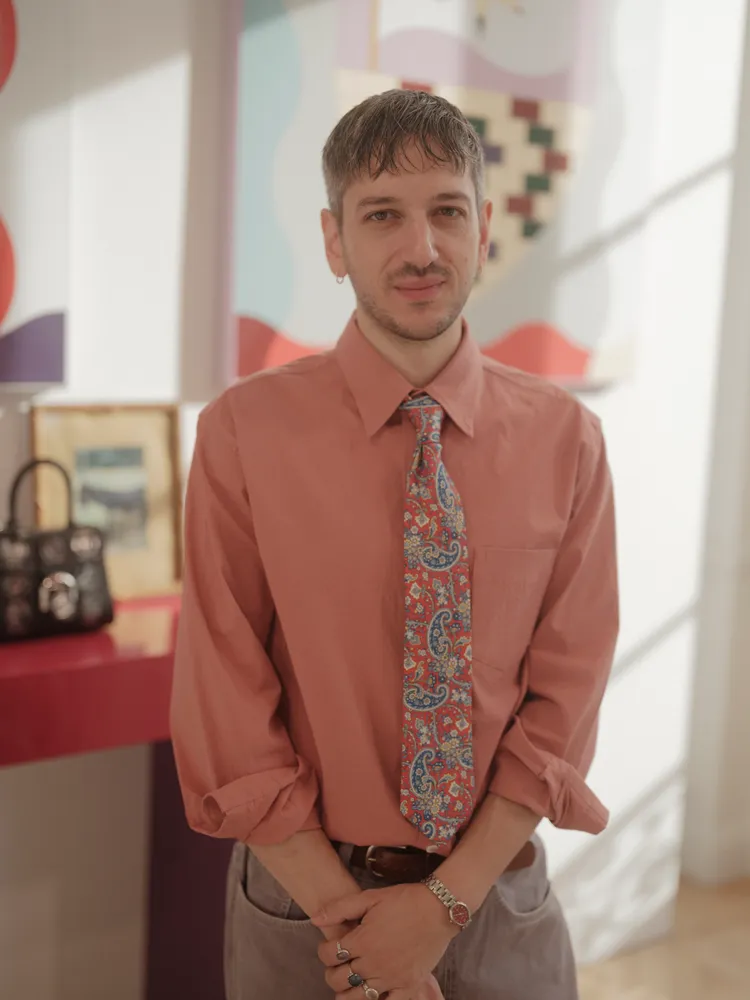 Delvaux此次攜手藝術家Kasper Bosmans。品牌提供