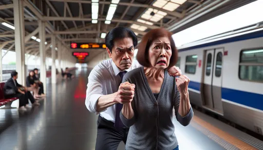 確認過眼神!變態大叔為人「很小心眼」 當街痛毆只見過一面的大媽