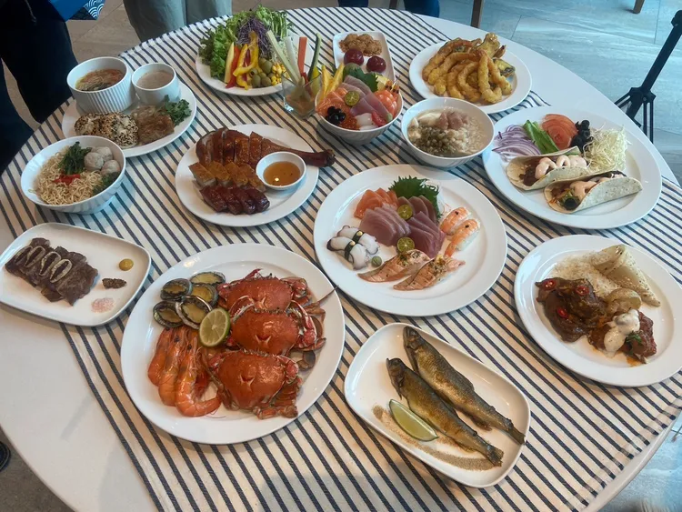 THE ARCHIPELAGO凱渡廣場酒店「pelago百匯廚」以多樣精選異國料理與宜蘭在地風味。陳揚盛攝