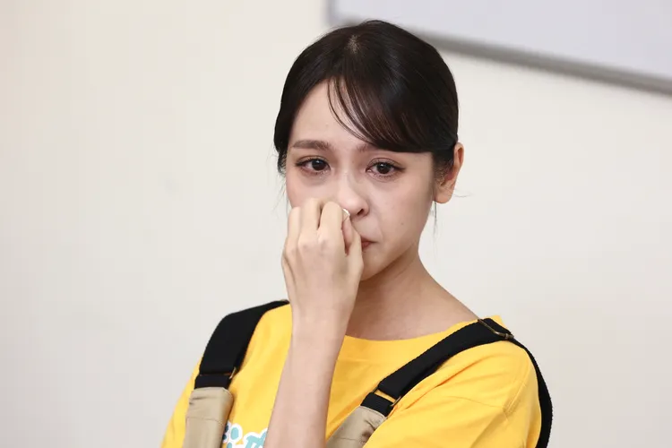 黃姵嘉瘦到40公斤。彭欣偉攝