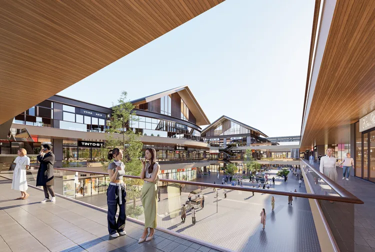 華泰名品城嘉義店3D概念圖預計2028年開幕。華泰名品城提供