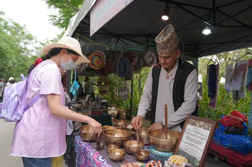 3萬人湧大安森林公園同樂開齋節 蔣萬安邀全世界穆斯林到台北旅遊