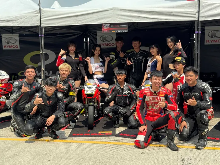 KYMCO OHVALE GP2 160不僅滿足了台灣年輕賽車手的需求，也擁有方便改裝調整及維修的特性，適合作為車手的練習用車。原廠照片