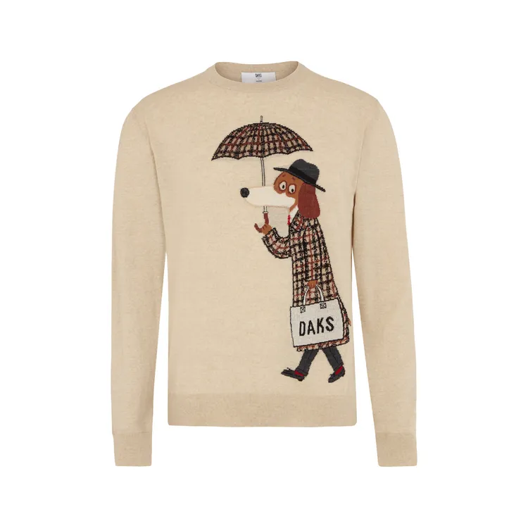 DAKS x Slowboy針織衫，1萬7500元。品牌提供