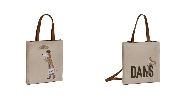 DAKS x Slowboy二用提袋，1萬5800元。品牌提供