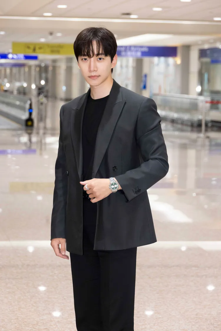 李俊昊抵達桃園機場。品牌提供