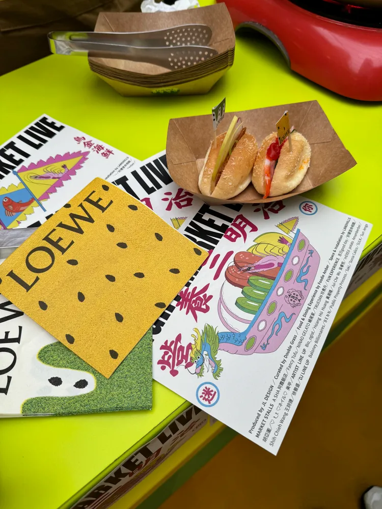 迷你營養三明治，吃得到鮮蝦和炭烤烏魚子。張家玲攝