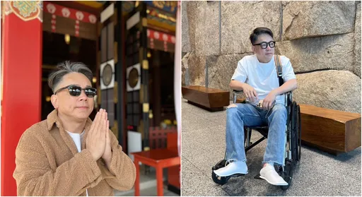 詹惟中爆不良於行坐輪椅畫面曝光　公開病因左腳痛到不能著地