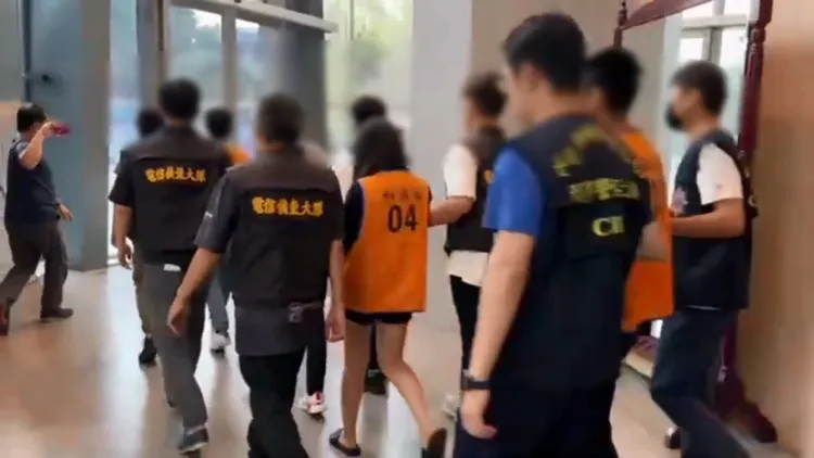 警方查獲多名嫌犯。民眾提供