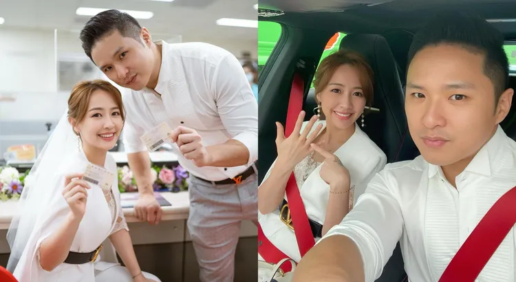 女星賴薇如今年結婚後積極備孕。翻攝賴薇如ＩＧ