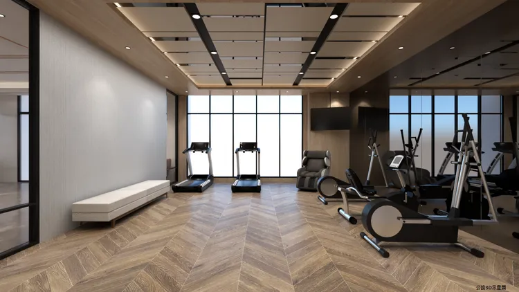 建案著重公設實用性，規劃有交誼廳、健身房。冠傑建設提供