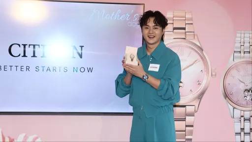 CITIZEN春季櫻花錶太美! 許富凱狂收媽媽「暗示」該換新錶了