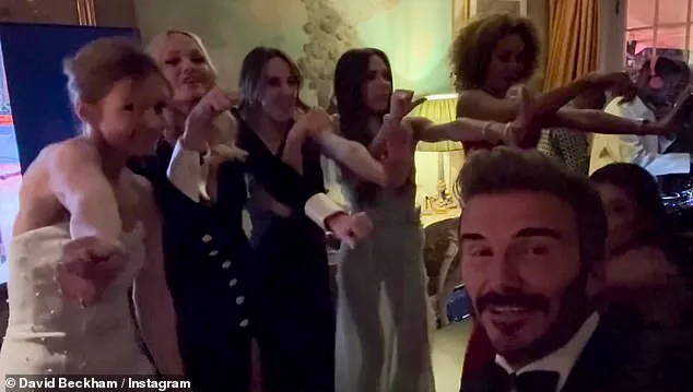 貝克漢分享老婆與其他辣妹合唱團重現招牌舞步的影片。翻攝David Beckham IG