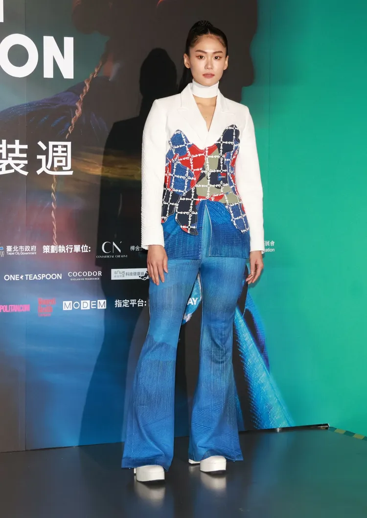 空手道小清新文姿云跨界走秀。莊宗達攝