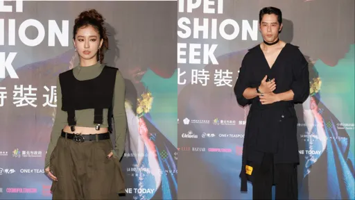 周曉涵頂煙燻妝化身超帥「女打仔」 與胡宇威龐克造型拼時尚