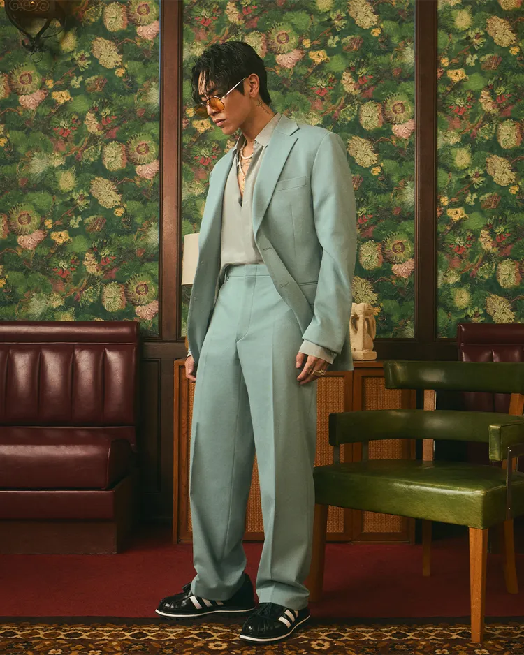 DPR Ian演繹「CLOT Superstar」。品牌提供