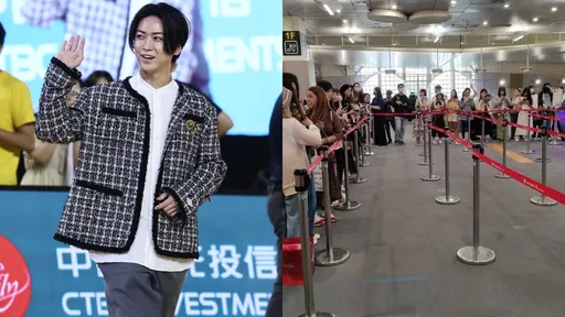 龜梨和也結束3天2夜寶島行離台 近50名粉絲送機撲空