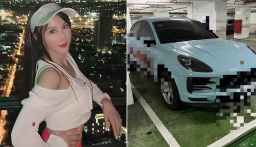 楊麗菁保時捷遭噴漆恐嚇「X女」 抓到人了!又是前男友龔偉綸搞鬼