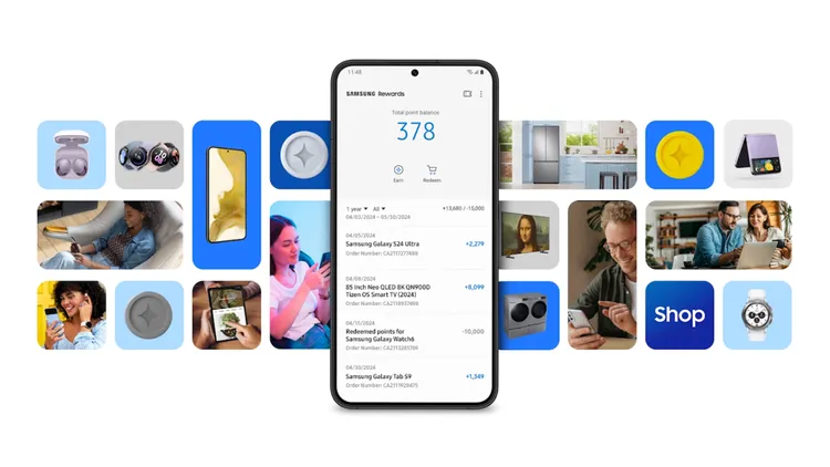 三星Samsung Wallet再升級，全新Samsung Rewards點數回饋機制。三星提供。