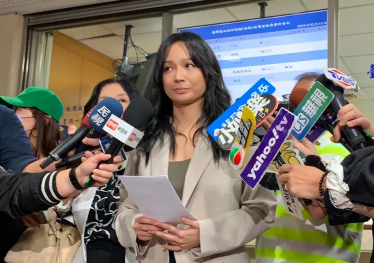 Faye今到北院出庭。資料照